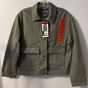 392C GAP army Green Casual Jacket